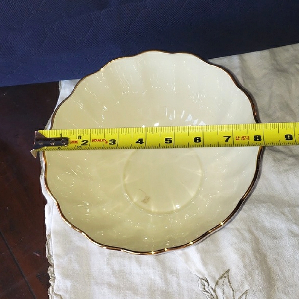 Jay Strongwater Catalina Porcelain Fluted Butterfly Bowl - Picture 10 of 14